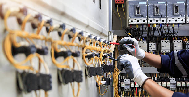 Professional Electrician technician working in West Orange, TX